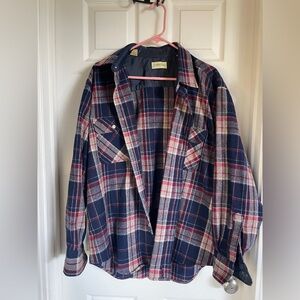 Vintage St. John's Bay Button Down - 100% Wool, XL